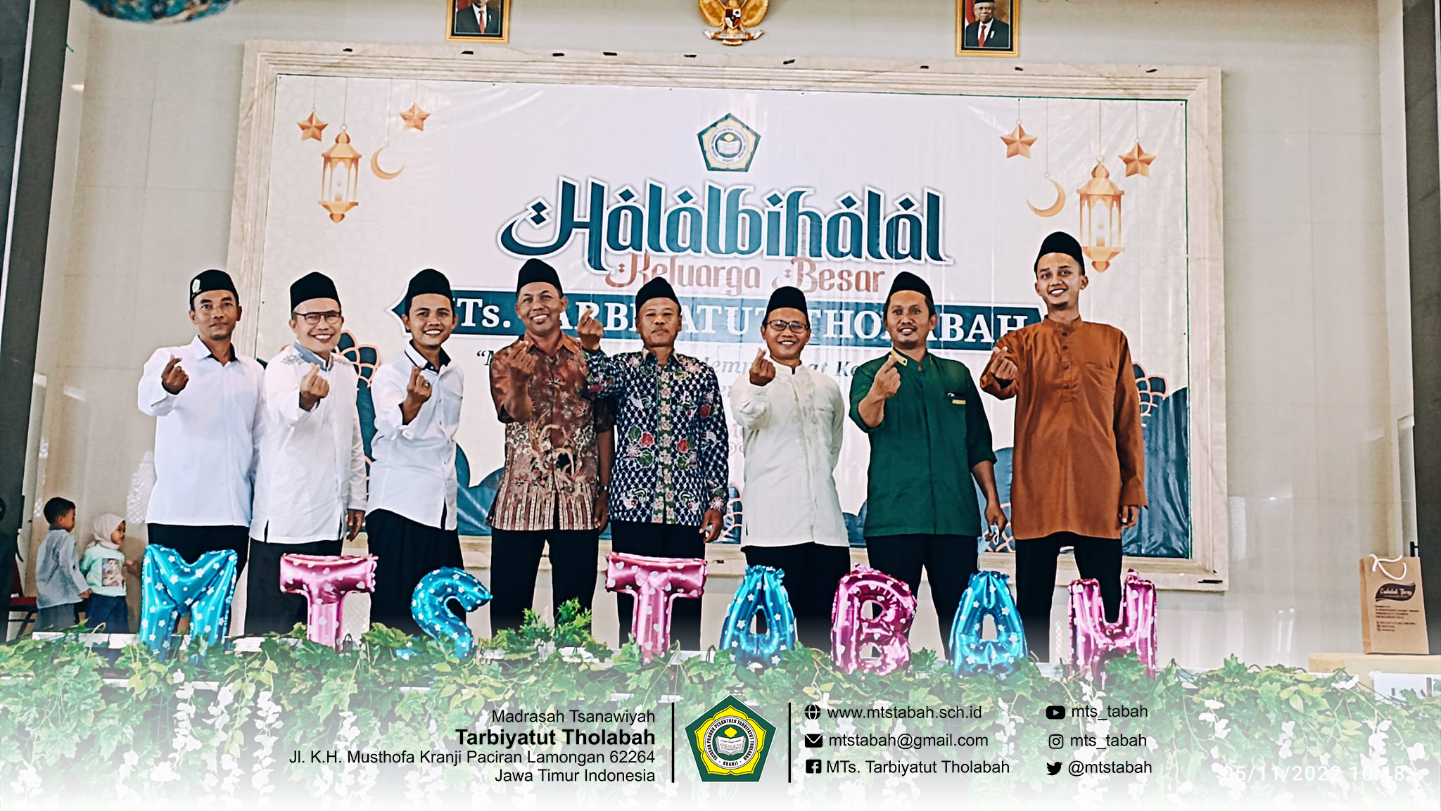 Awali Hari Pertama Masuk Madrasah, MTs. Tarbiyatut Tholabah Gelar Halalbihalal.